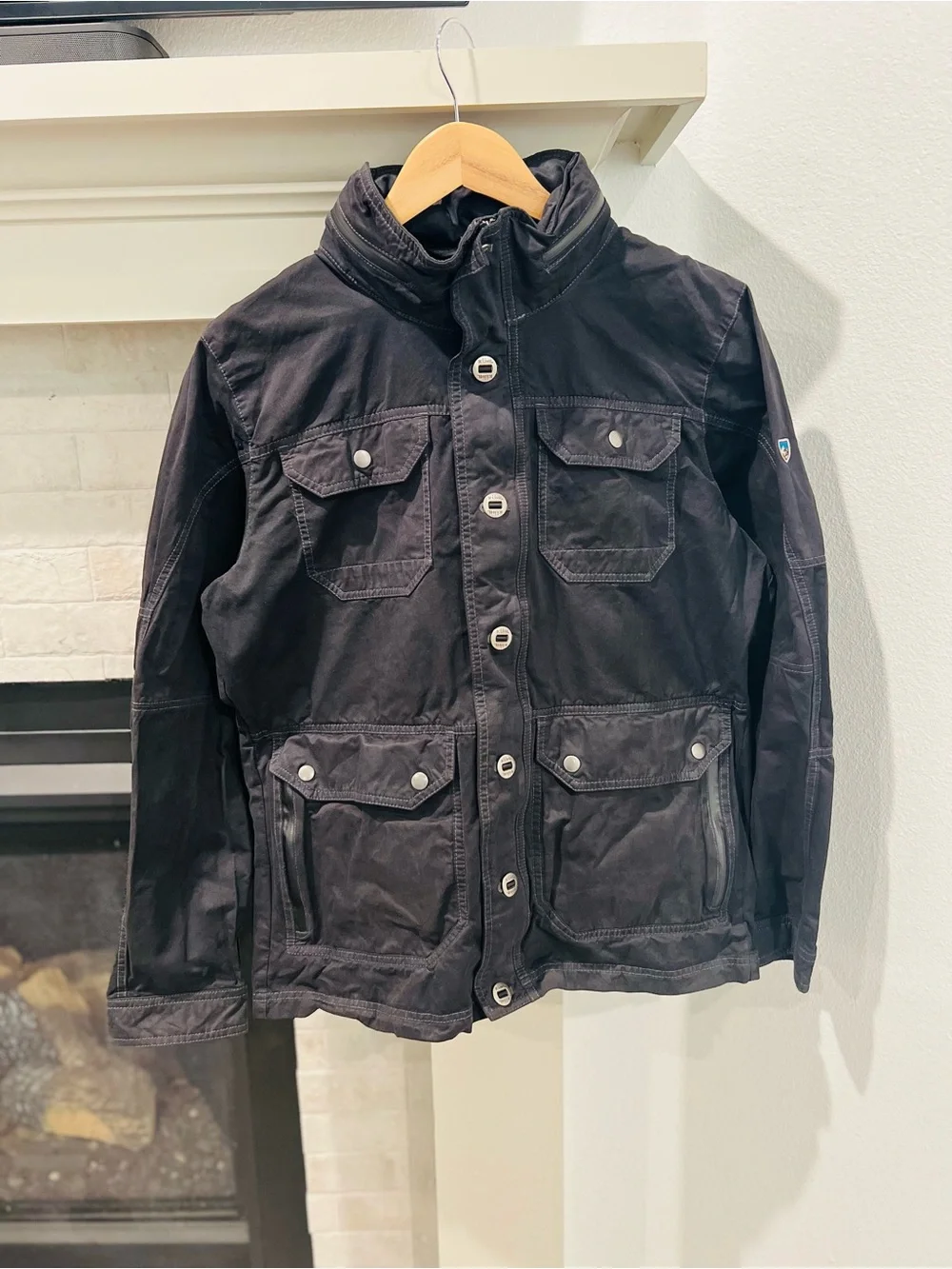 Kuhl Men's Black Military Field Jacketkü Men’s Black Militsry Field Jacket